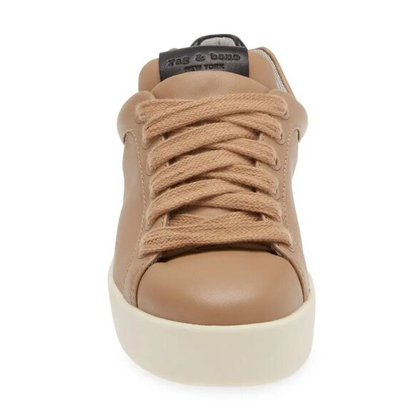 Rag & Bone Retro Pro Platform Sneakers Camel Leather Ortholite NEW $325 - Picture 3 of 16